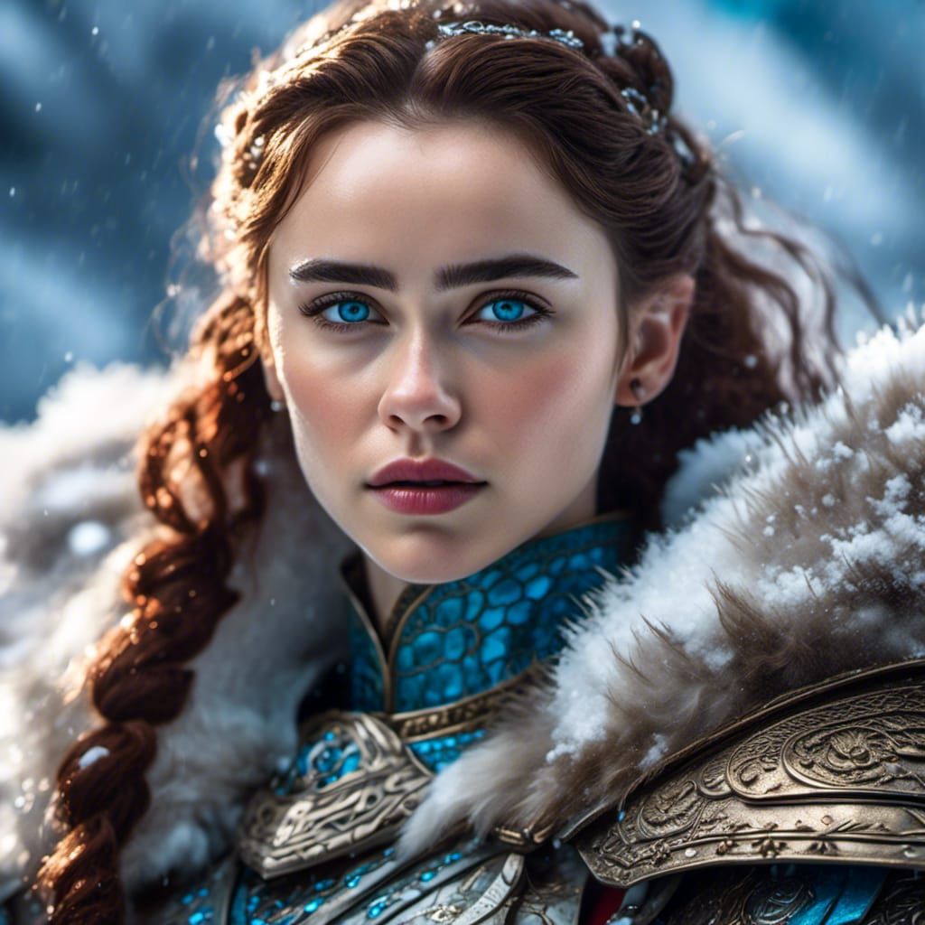 Fantasy Portrait of a Woman in Anime Style