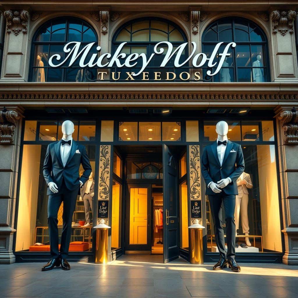 MickeyWolf Tuxedos, A subsidiary of MickeyWolf Tonic Ent. 2