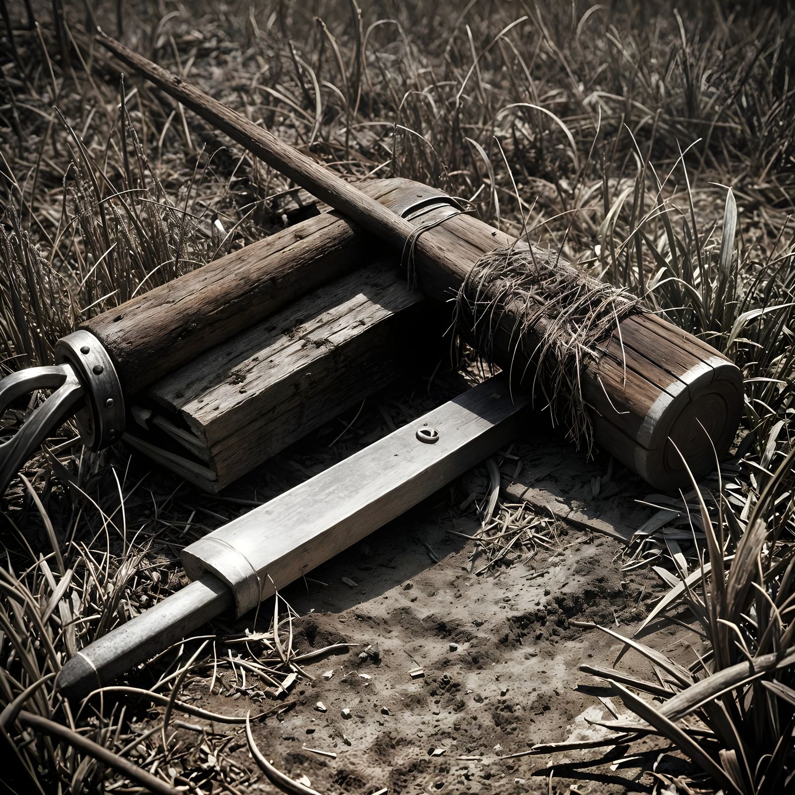 Pencil Drawing: Burying the Hatchet