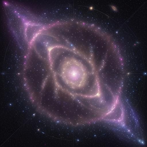 Enchanted Celestial Garden of Blooming Galaxies