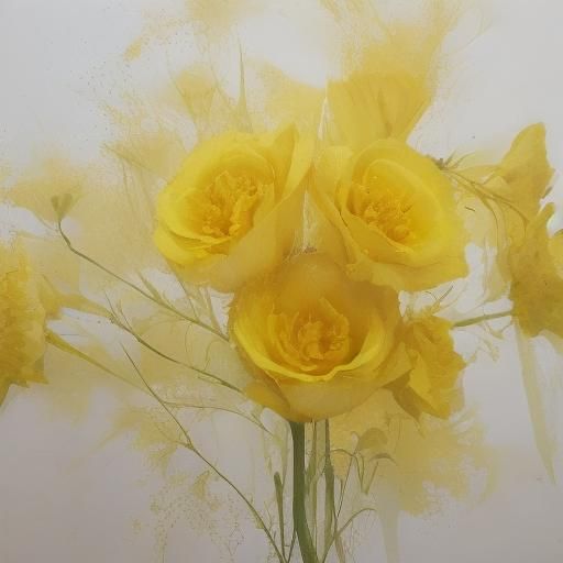 Vibrant Yellow Floral Field