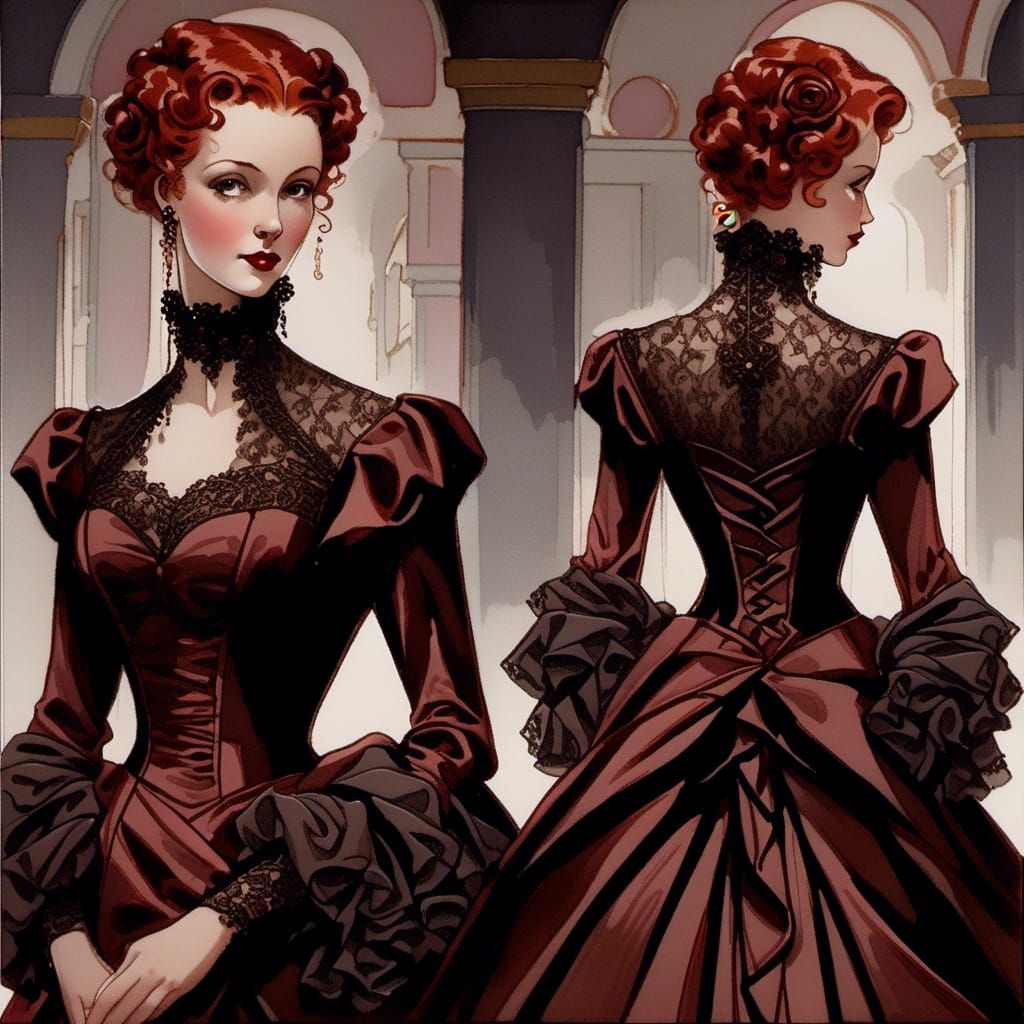 Elena the Vampiress in 1930s Fashion