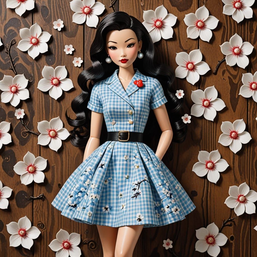 BEAUTIFUL LOTUS FLOWER BARBIE