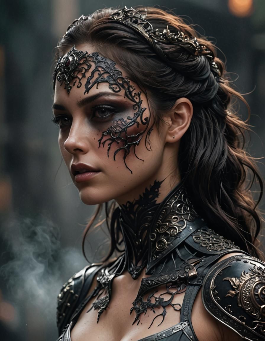 Charred Woman: A Smoking Hot Body in Ominous Horror