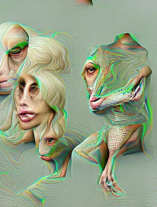 Lady Gaga as Reptilian Shapeshifter