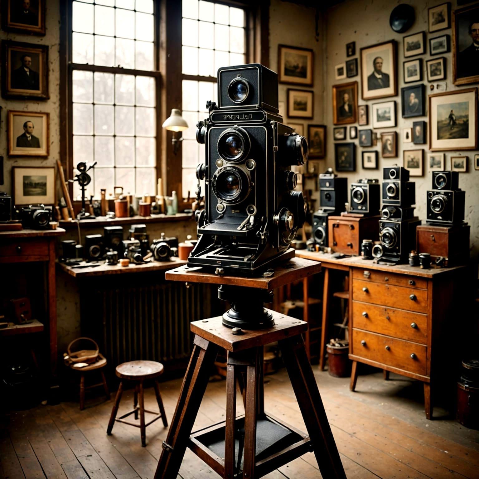 Photographer's Studio Bathed in Natural Light