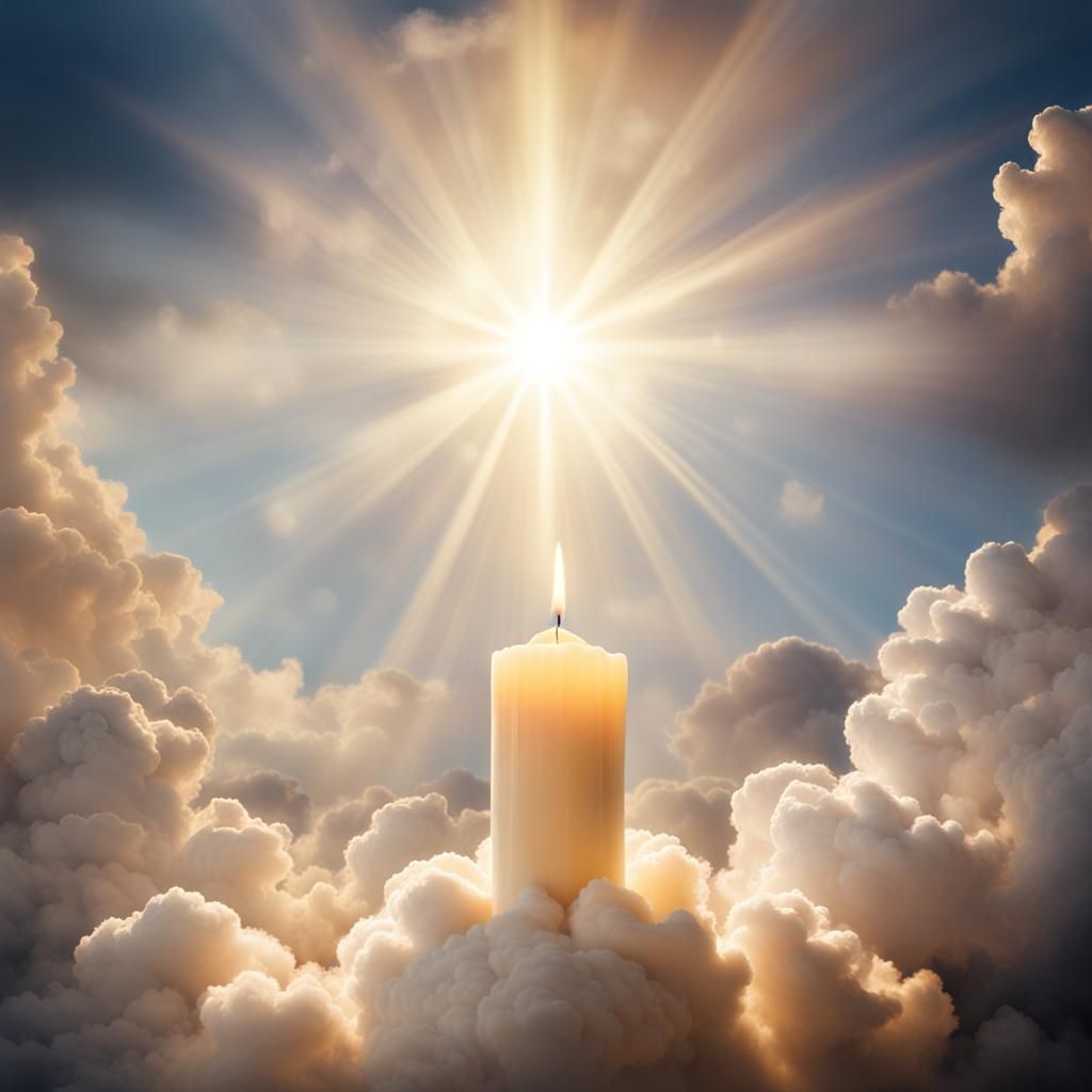 Divine Candlelight in Soft Focus