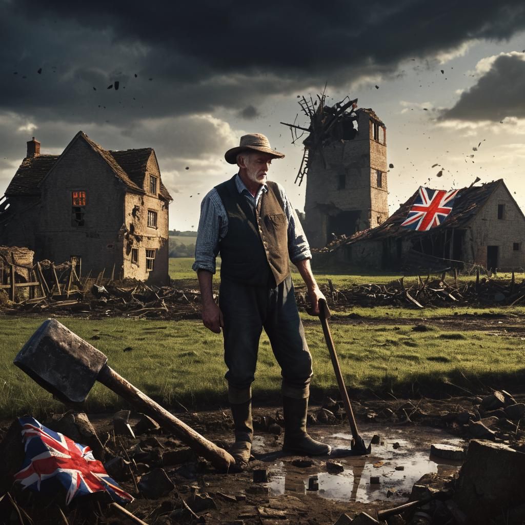 Ruined Farm: A Baroque Political Illustration