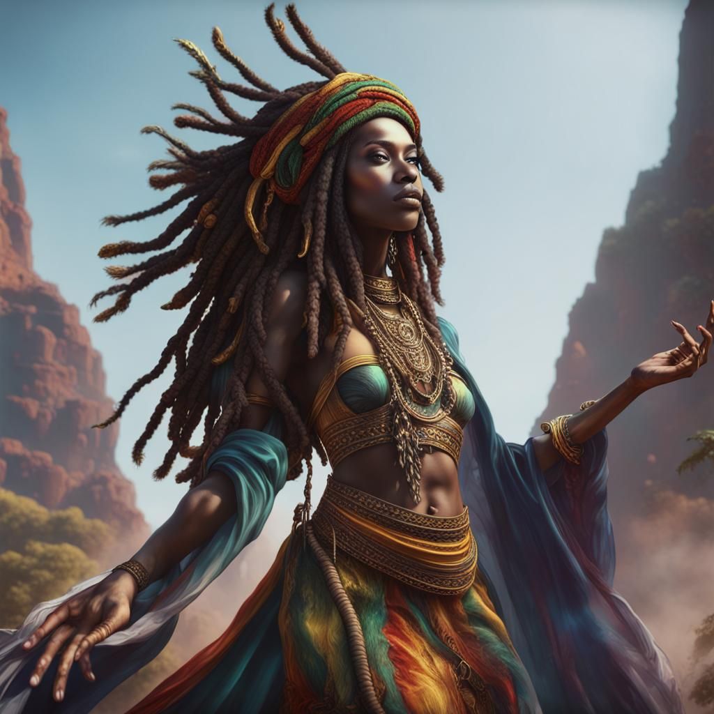 Pan-African Baye Fall Reggae Music Goddess