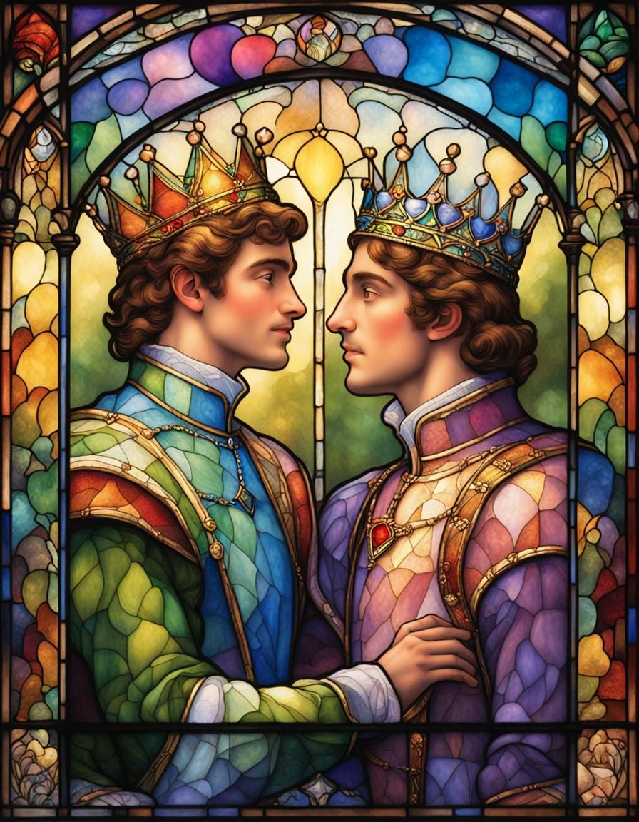 Gay Princes in Love: Stained Glass Fantasy