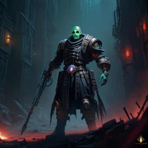 Genestealer Cult Magus in Necromunda Underhive