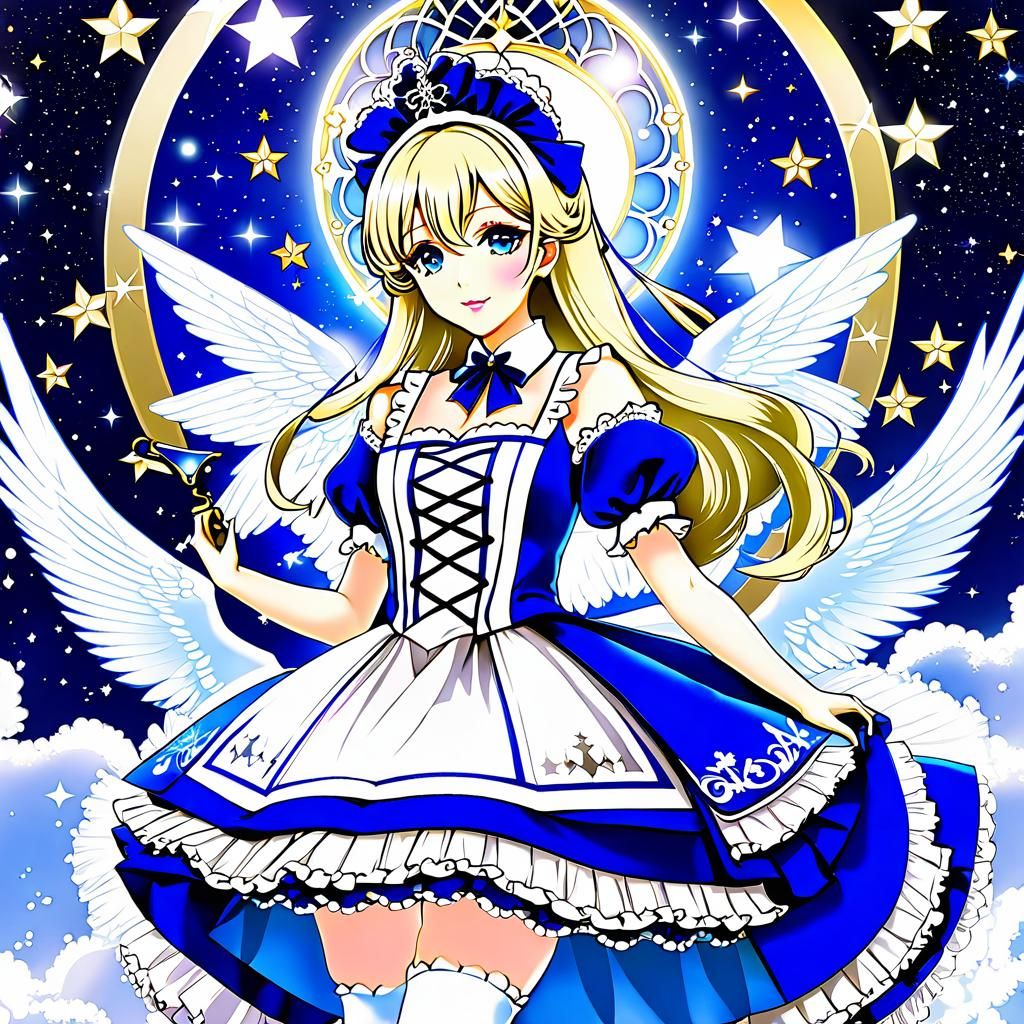 Anime Key Visual Inspired by Studio Clamp