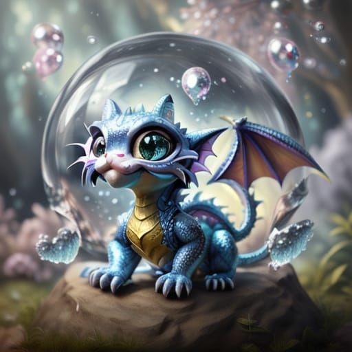 Sparkly Cat in Ethereal Fantasy Style