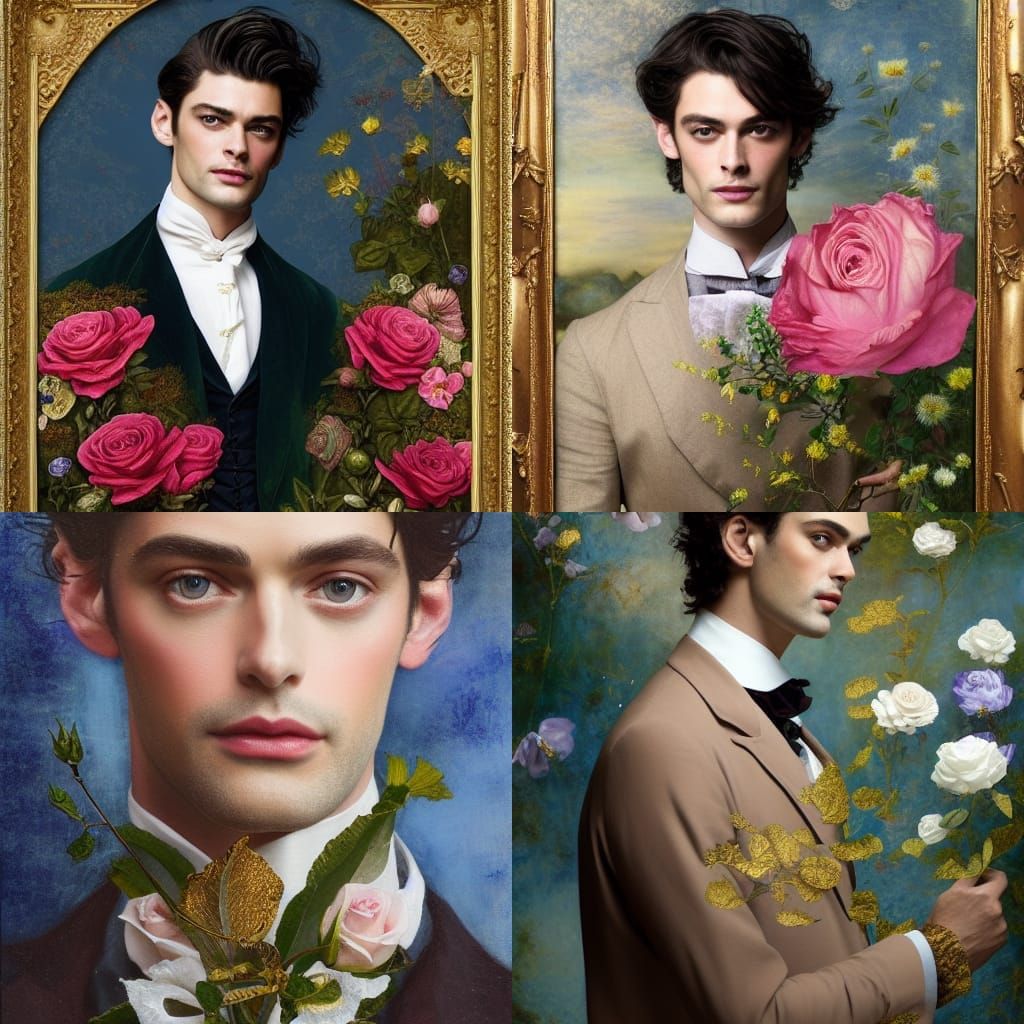 Sean O'Pry Inspired Dorian Gray