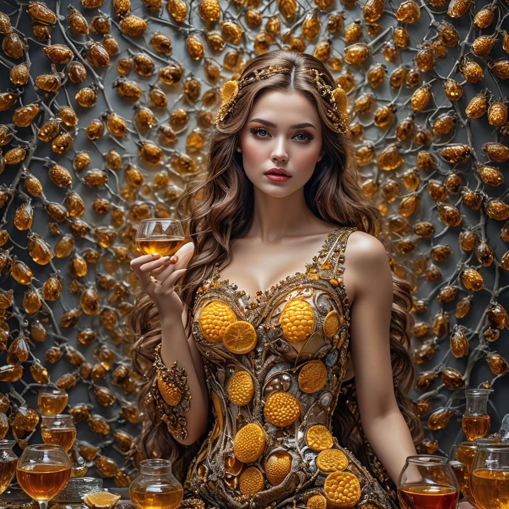 Hyperrealistic Portrait with Intricate Details and Vivid Col...