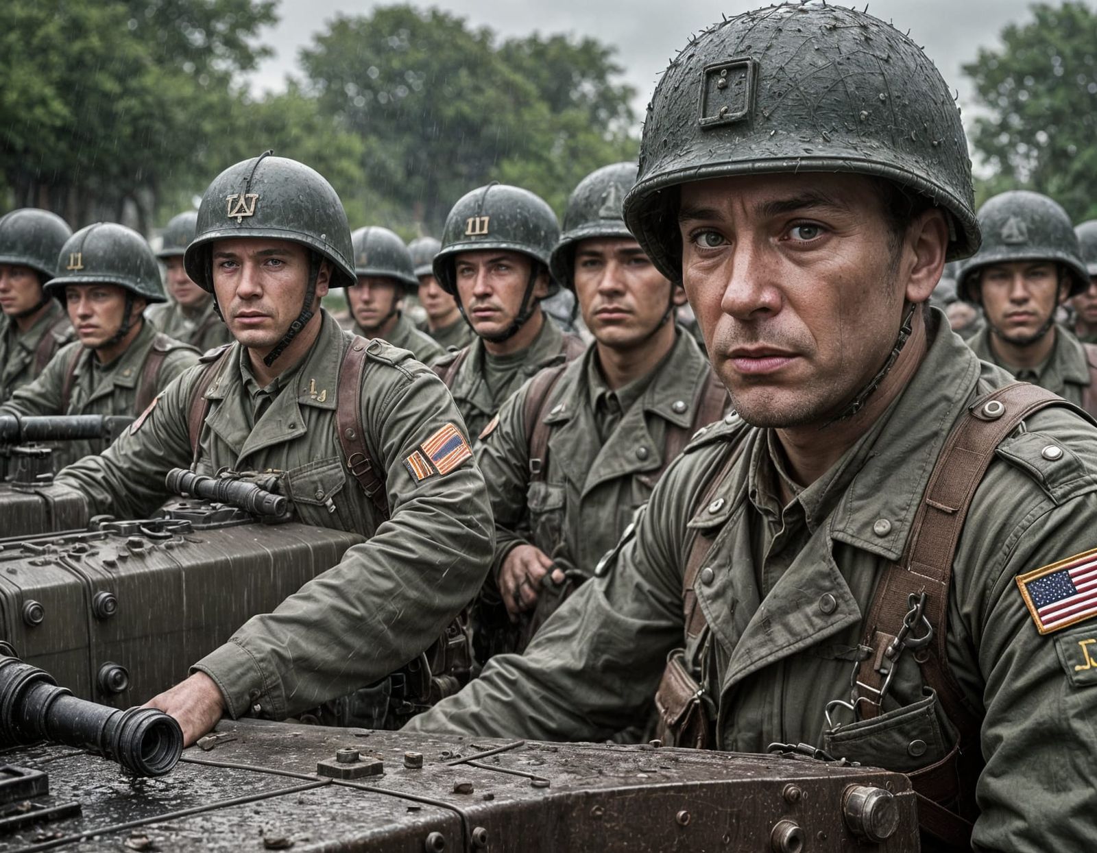 World War III: Gloomy, Dark, Iconic Moment in 1945