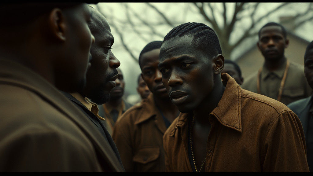 Jim Crow Era: A Cinematic Film Still