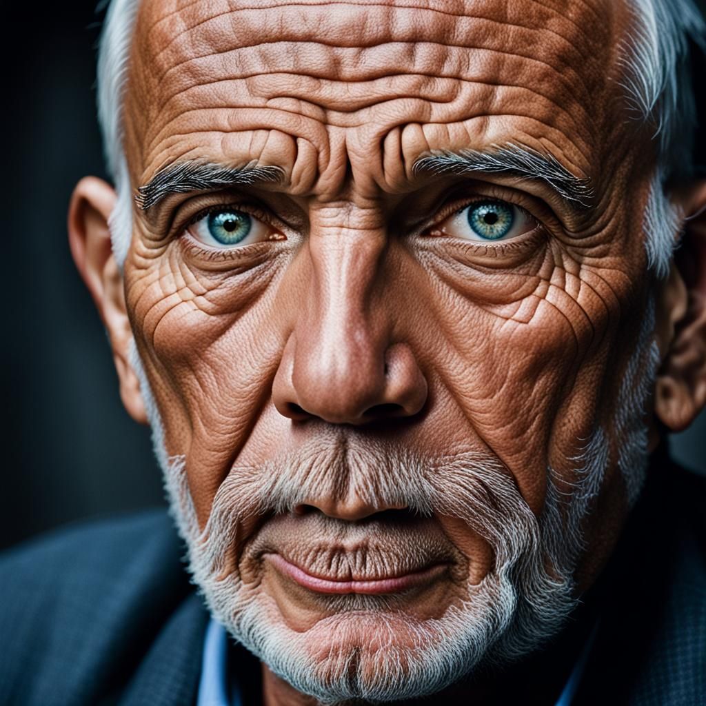 Professional Close-Up Portrait with Bokeh and Sharp Focus