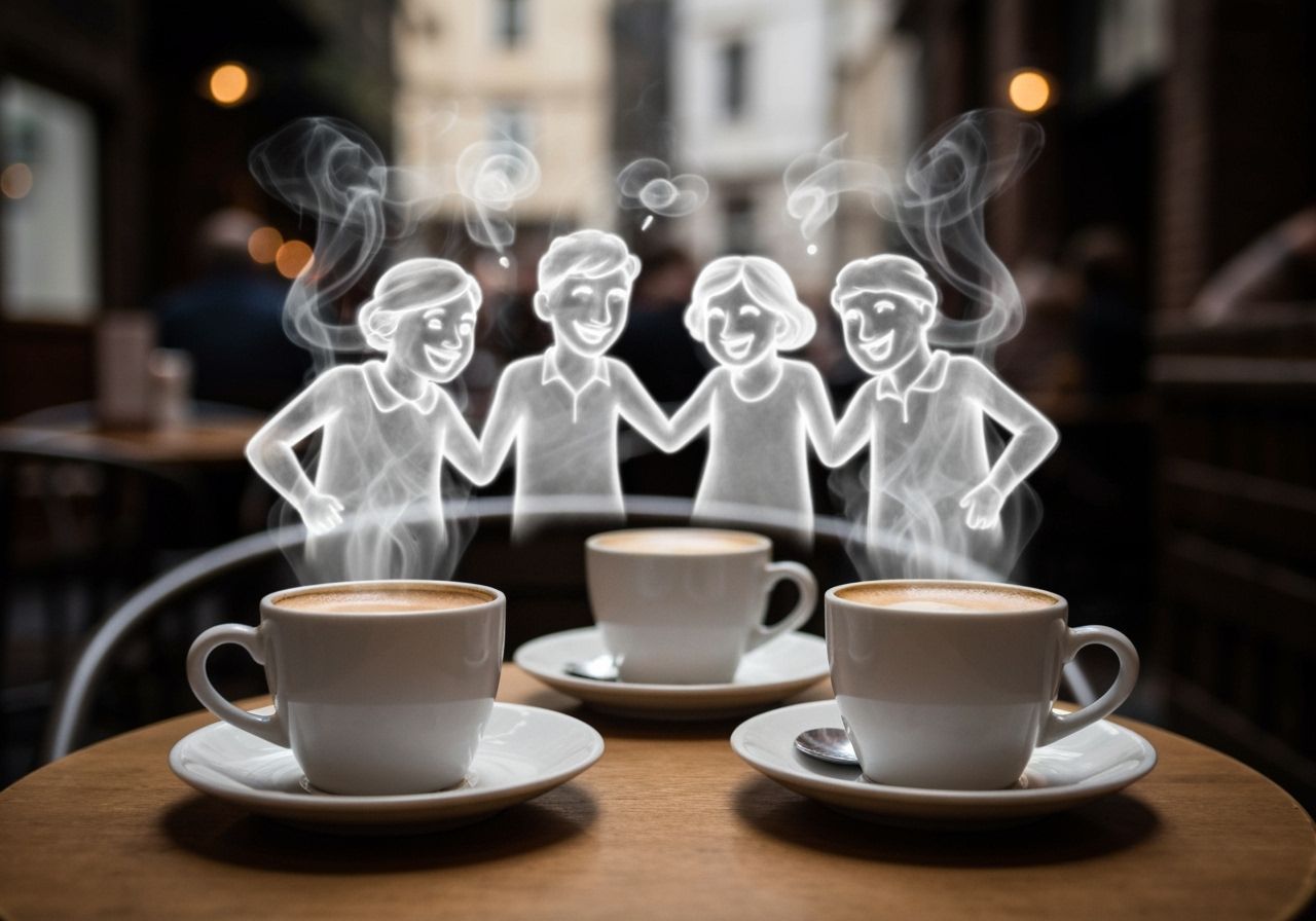 Enchanted Coffee Mugs Release Djinn Figures in Cafe