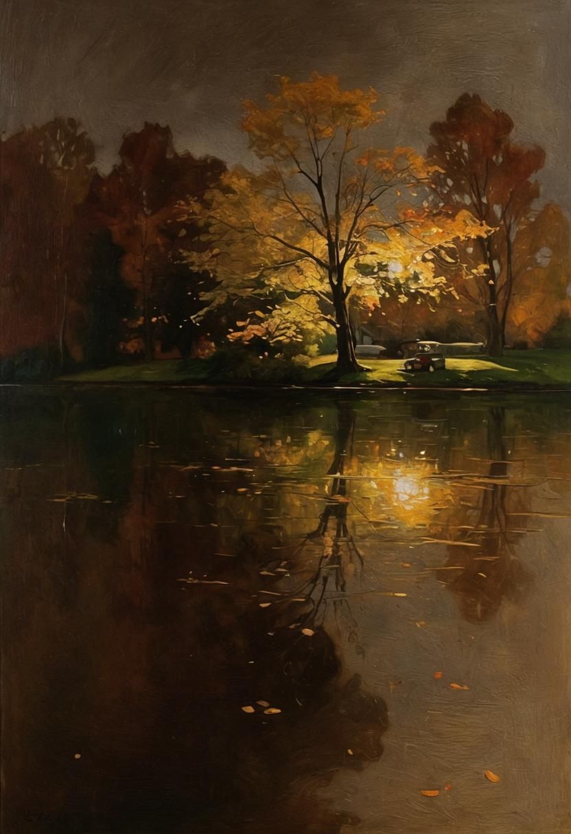 Photorealistic Oil Painting of a Better World