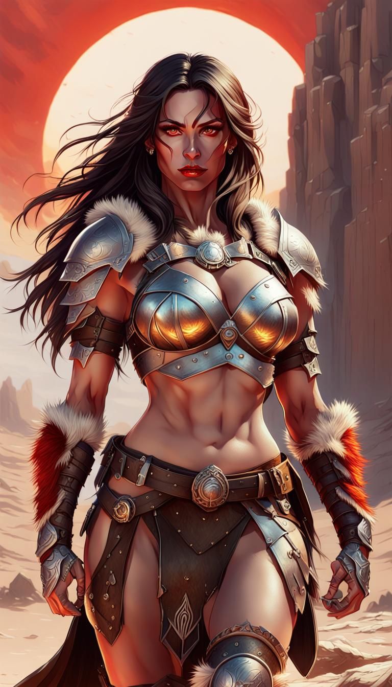 Barbarian in a Dark Sun World.