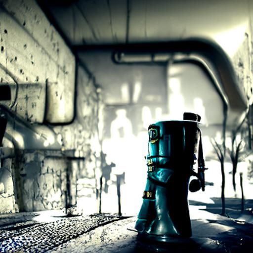 Fallout 3: 3D Render with Dramatic Shading