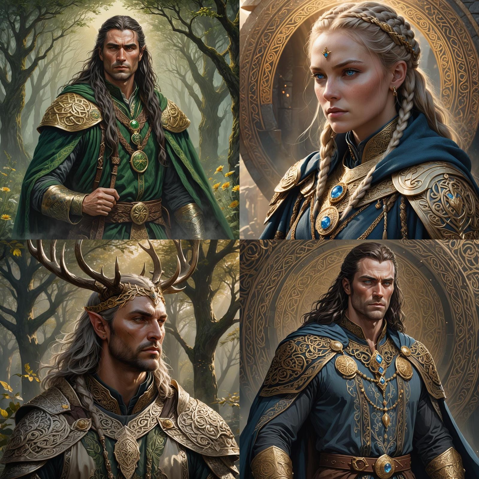 Welsh Nobleman of 2 BCE: Celtic Warrior Portrait