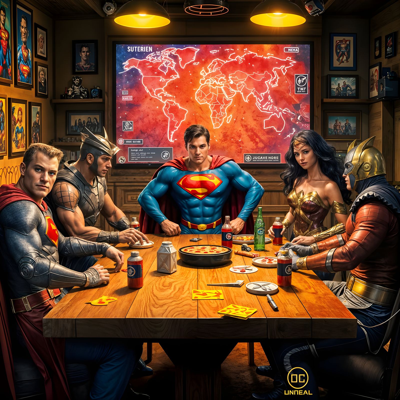 Superheroes Unite in Cozy Justice League Gathering