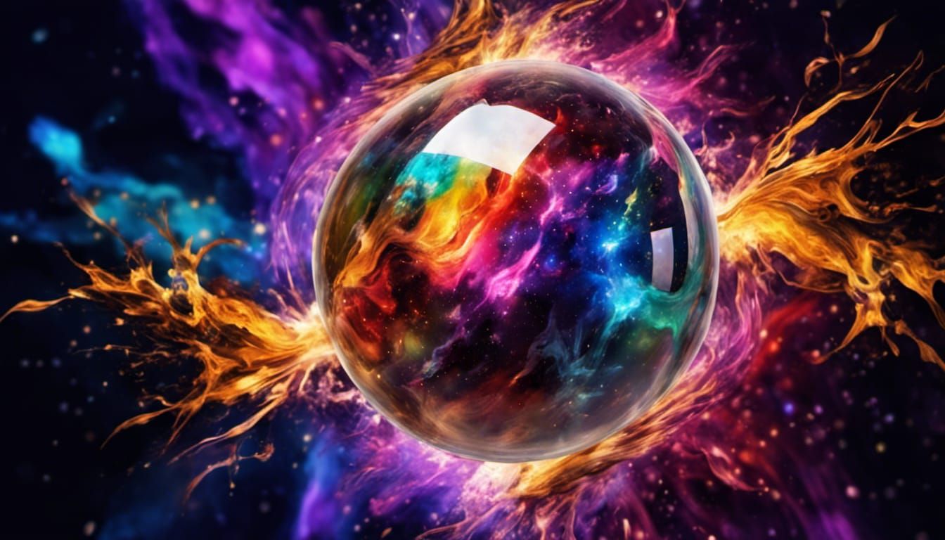 Arcane Crystal Sphere in Multidimensional Fantasy