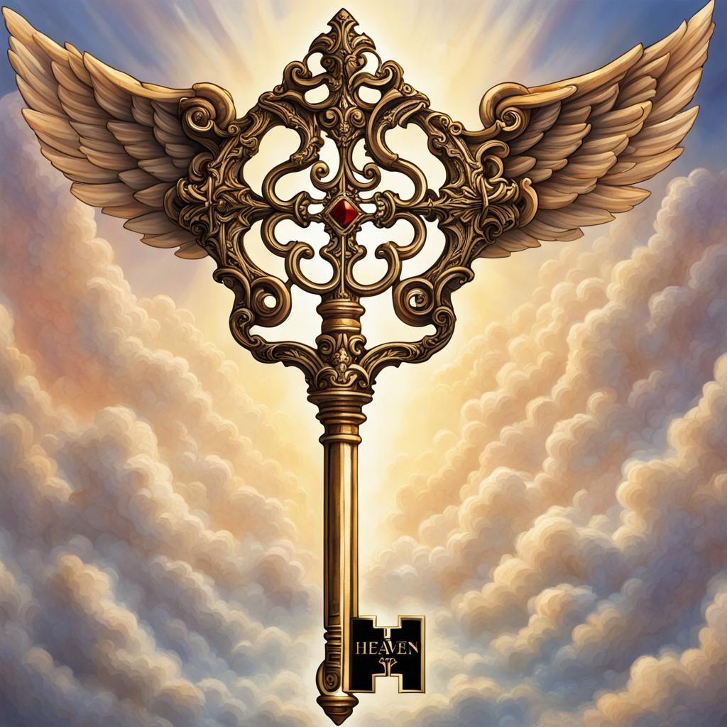 Ethereal Key of Heaven: Symbol of Hope
