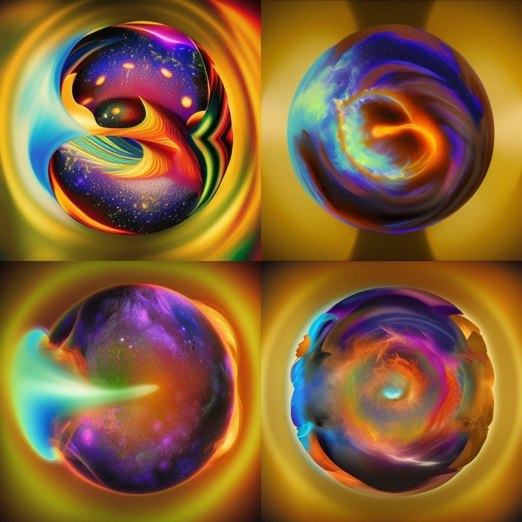 Holographic Atomic Fusion in Visionary Style