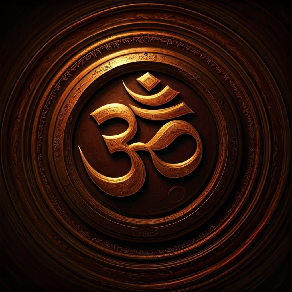 Ethereal Mantra Scene in Cinematic Style