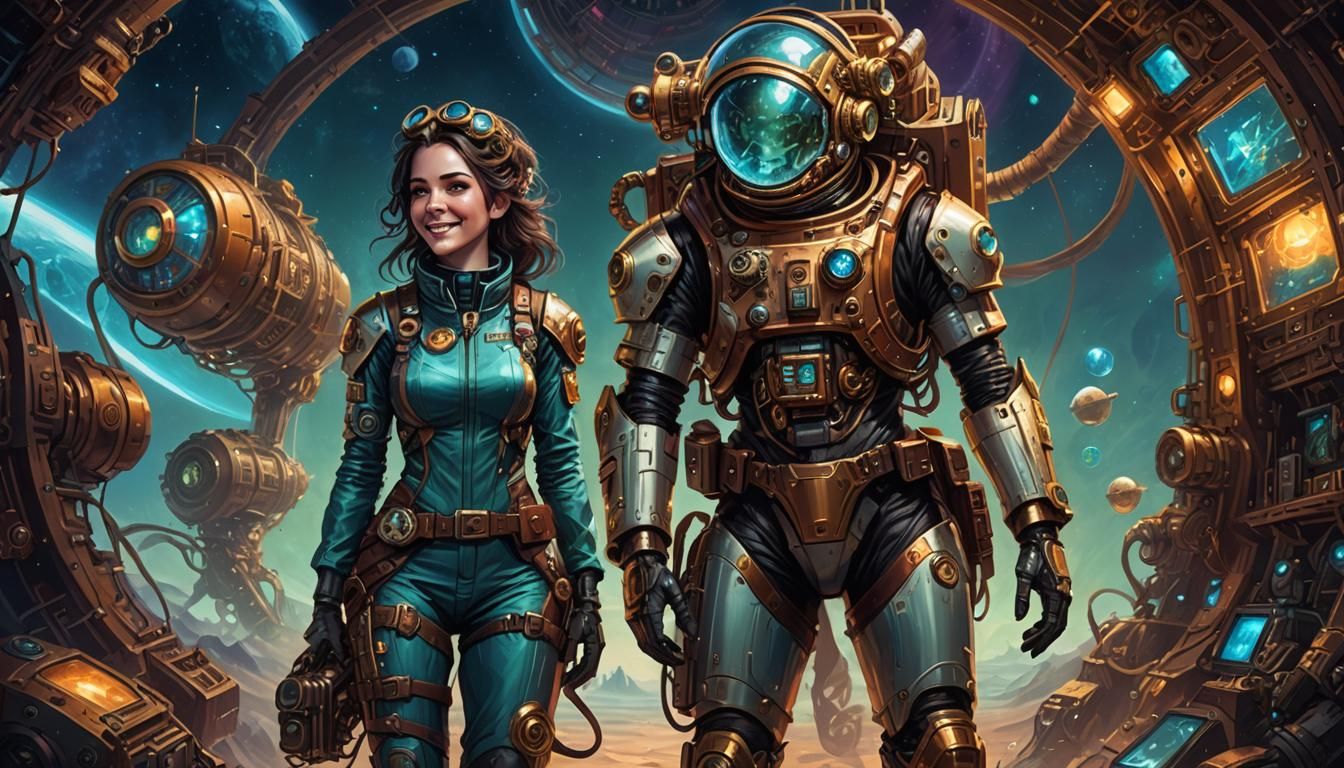 Steampunk astronauts
