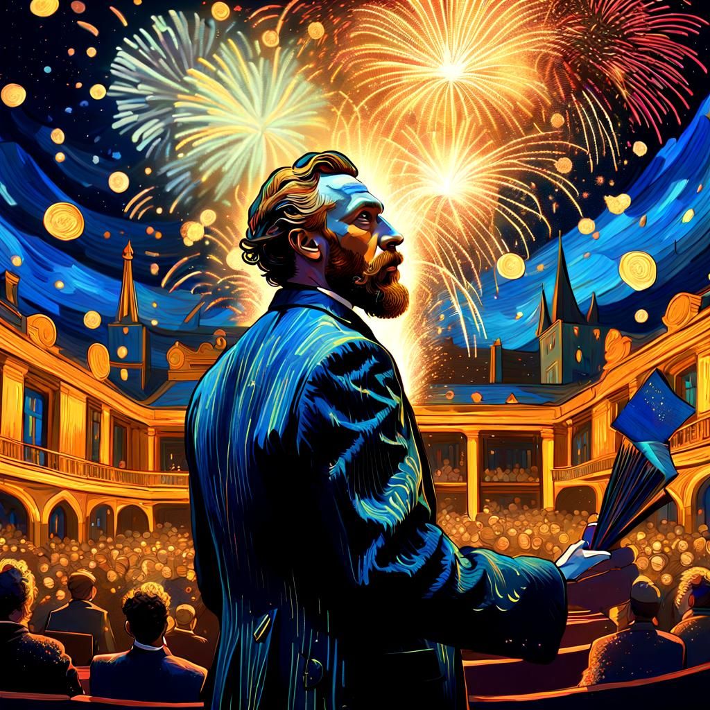 Van Gogh Inspired Performance: A Digital Matte Painting