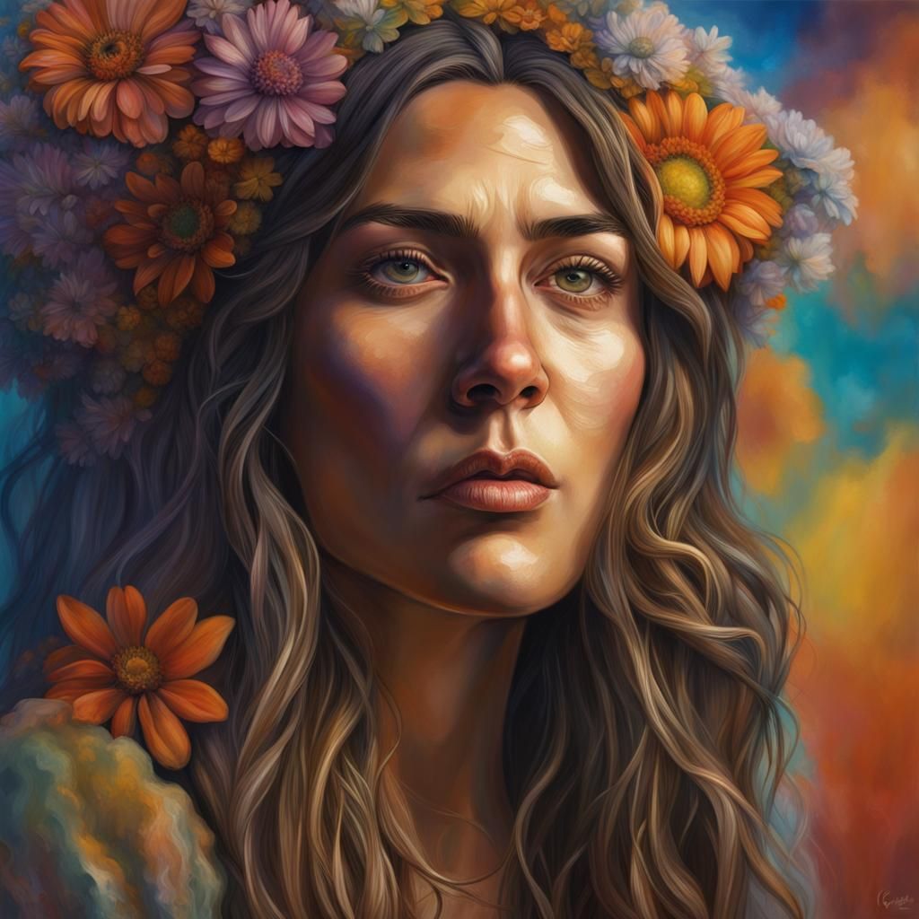 1970s hippie, inspired by the character Flower in CBS tv's "...