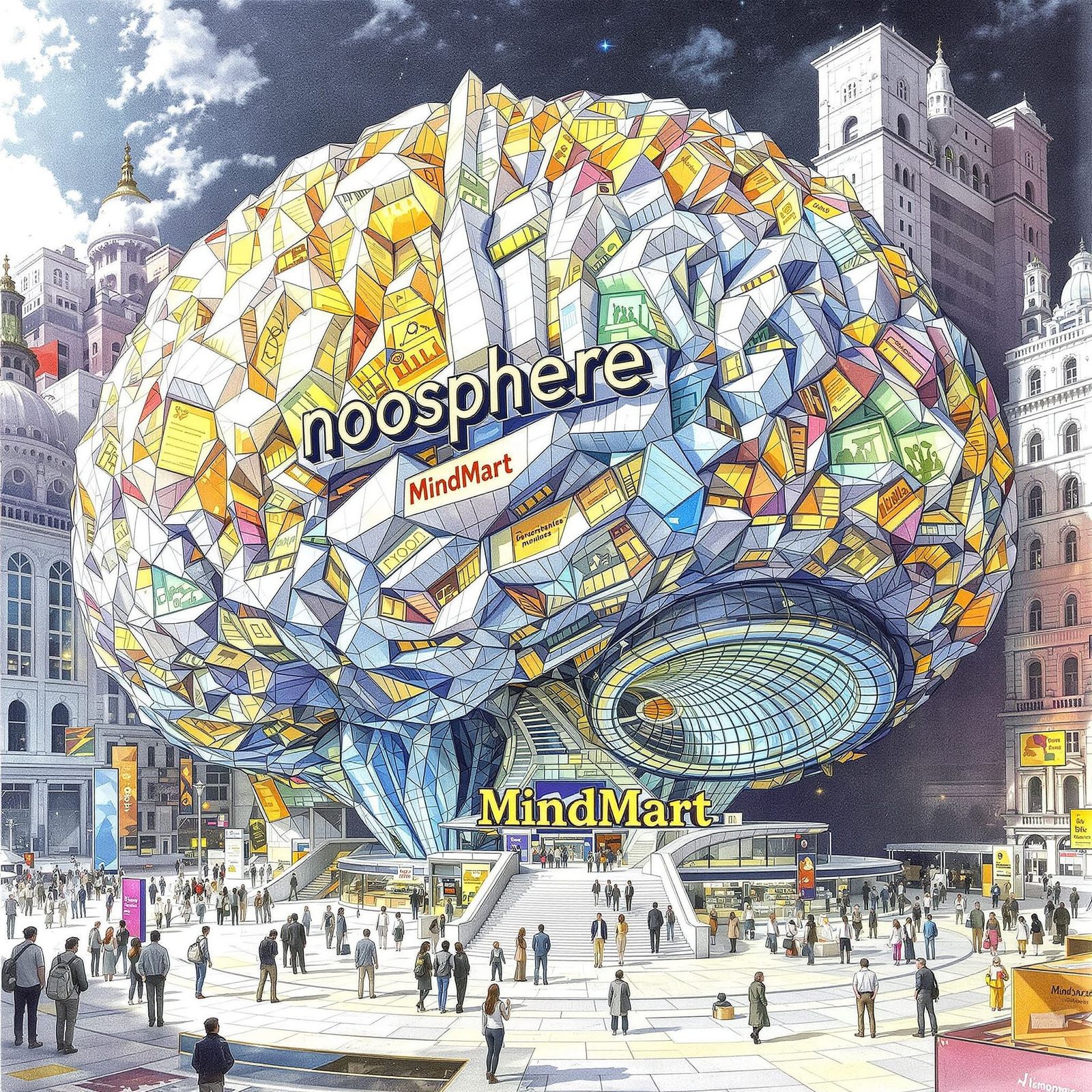 Crystalline Brain Building: Noosphere Architectural Concept ...