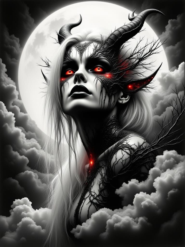 Surreal Goddess of the Abyss