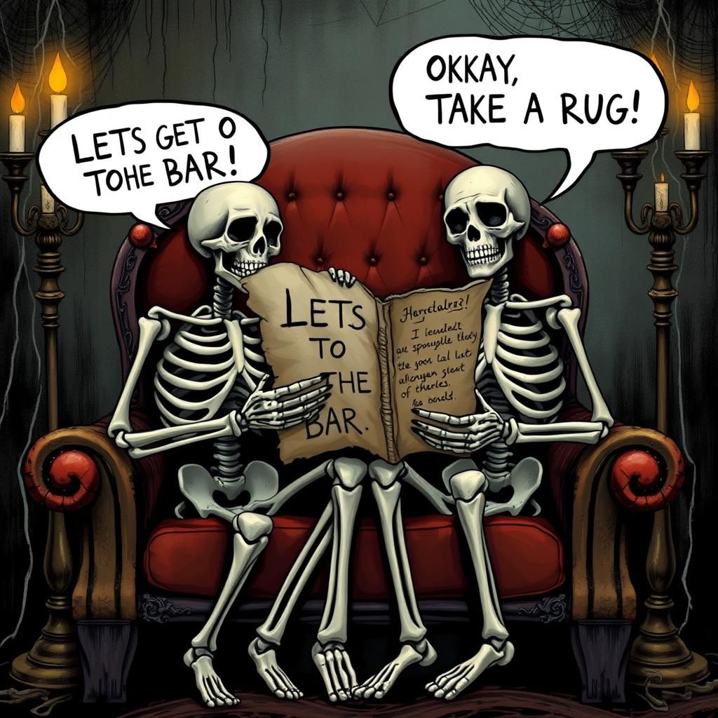 Playful Skeletons Discover Spooktacular Halloween Tips