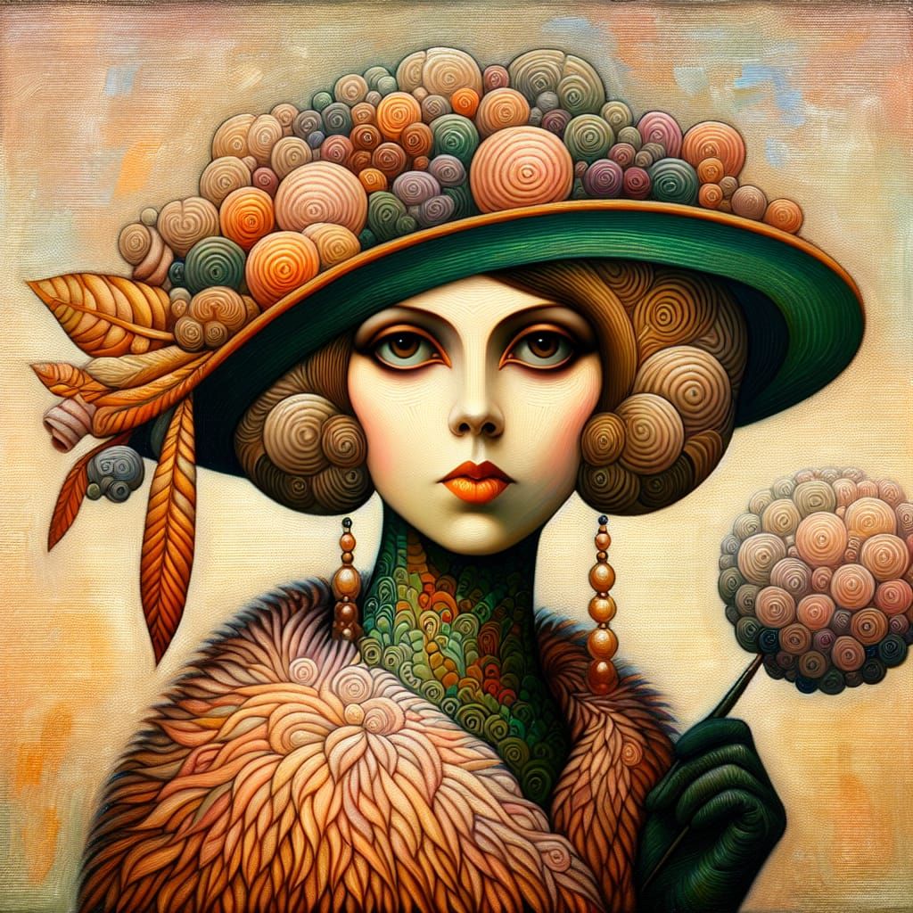 Whimsical hyper realistic caricature, Artistic Fantasy of a ...