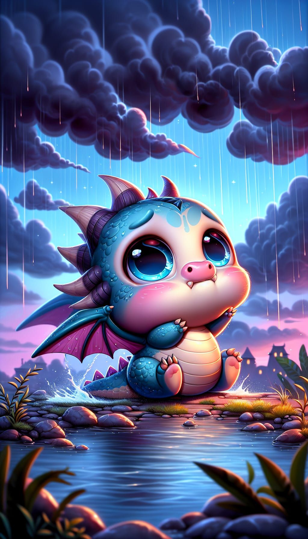 Kawaii Chibified Dragon