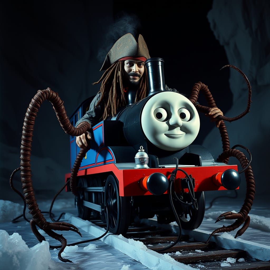 Horrific Hybrid: Captain Jack Sparrow as The Thing