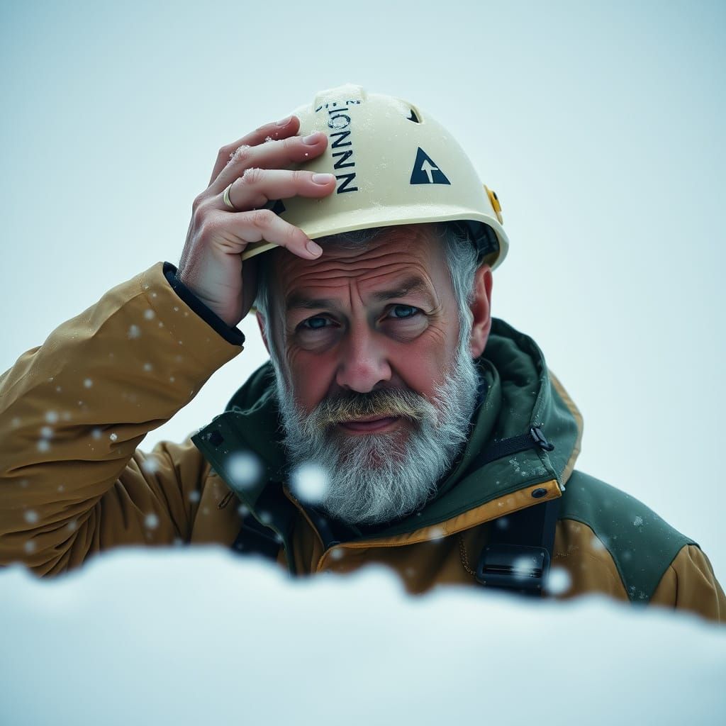 Geologist Endures Snowstorm in Dramatic Cinematic Style