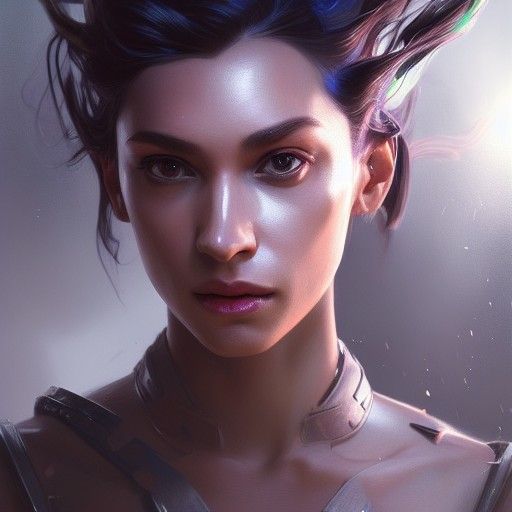 Nyx Portrait in Hyperdetailed Lighting