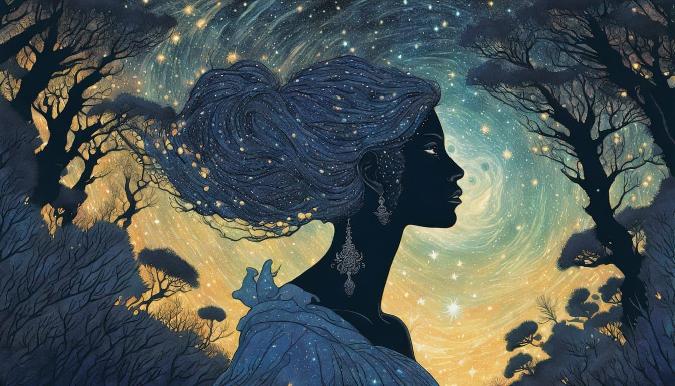 Dark Goddess of the Cypress Grove