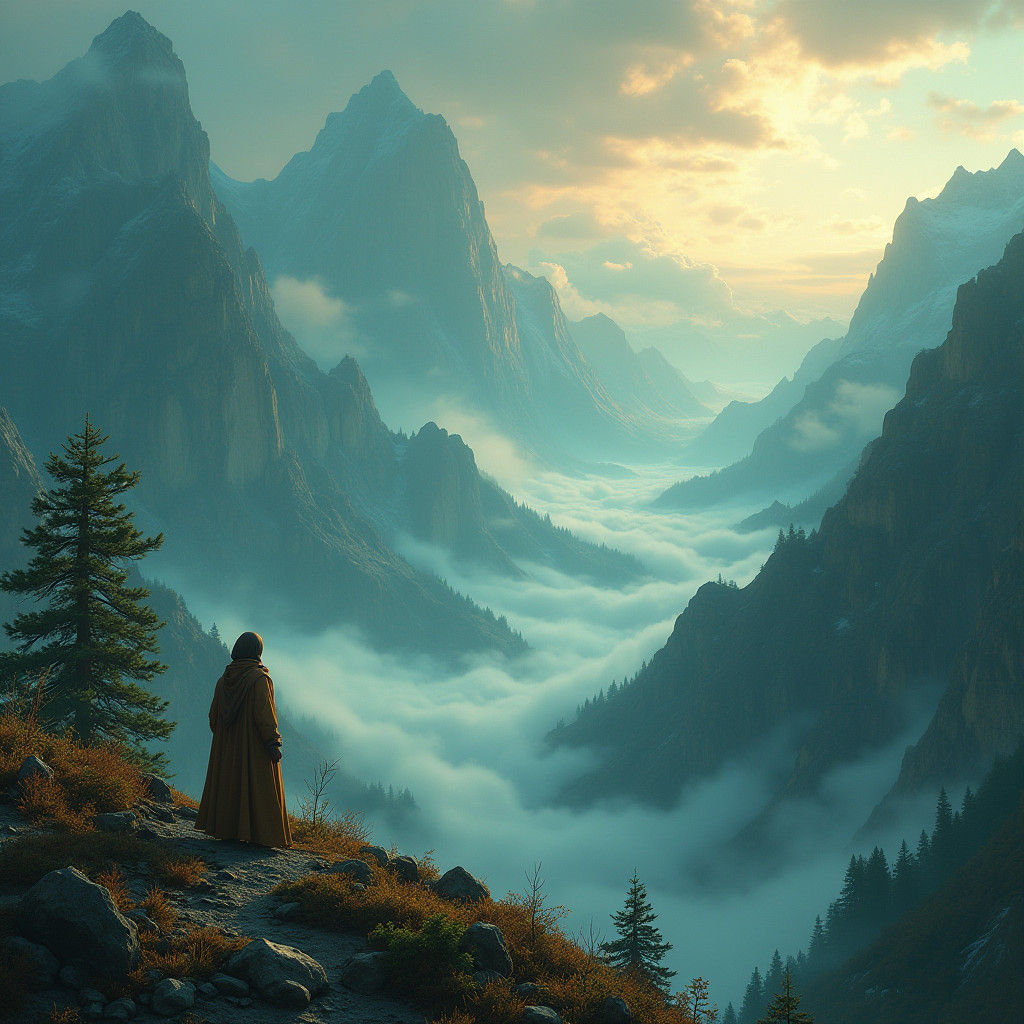 Mystical Realm: A Hyper-Realistic Digital Landscape