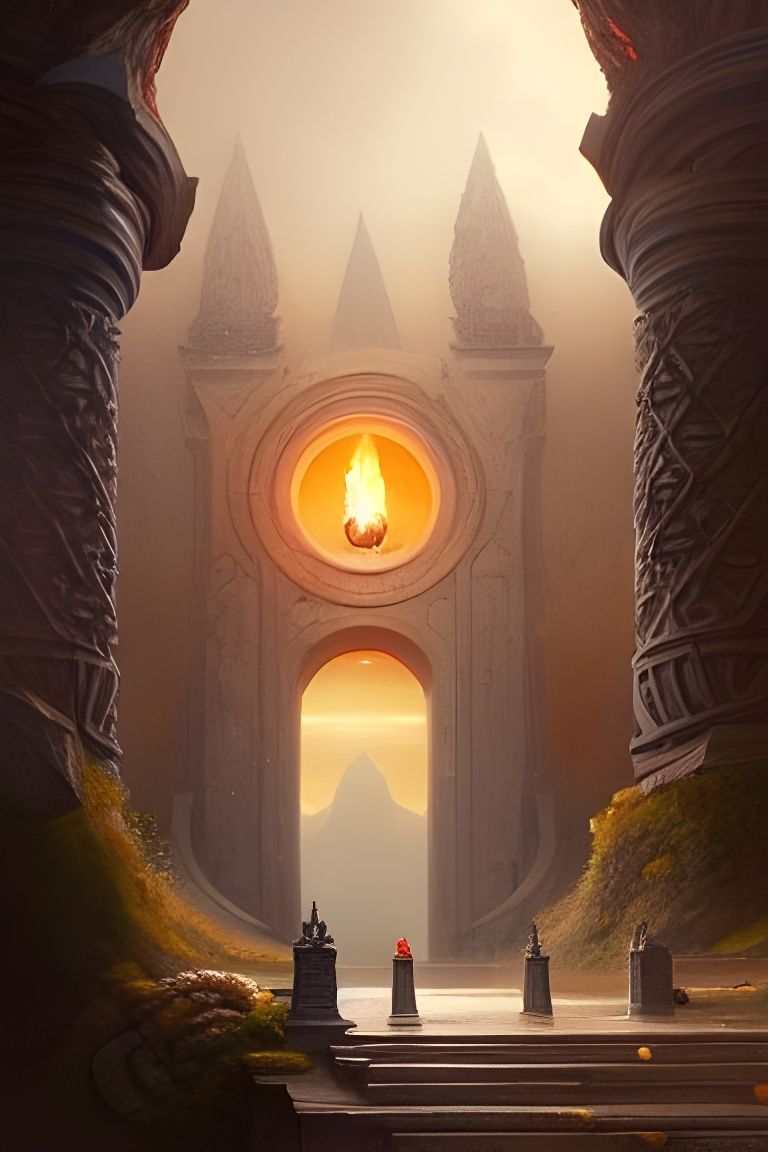 Stone Lantern Enshrining the Flame of Gagavr