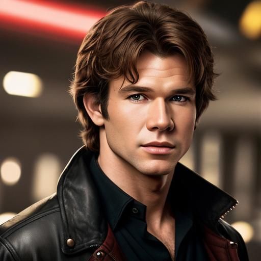 Han Solo Portrait in Millennium Falcon, Professional Photogr...