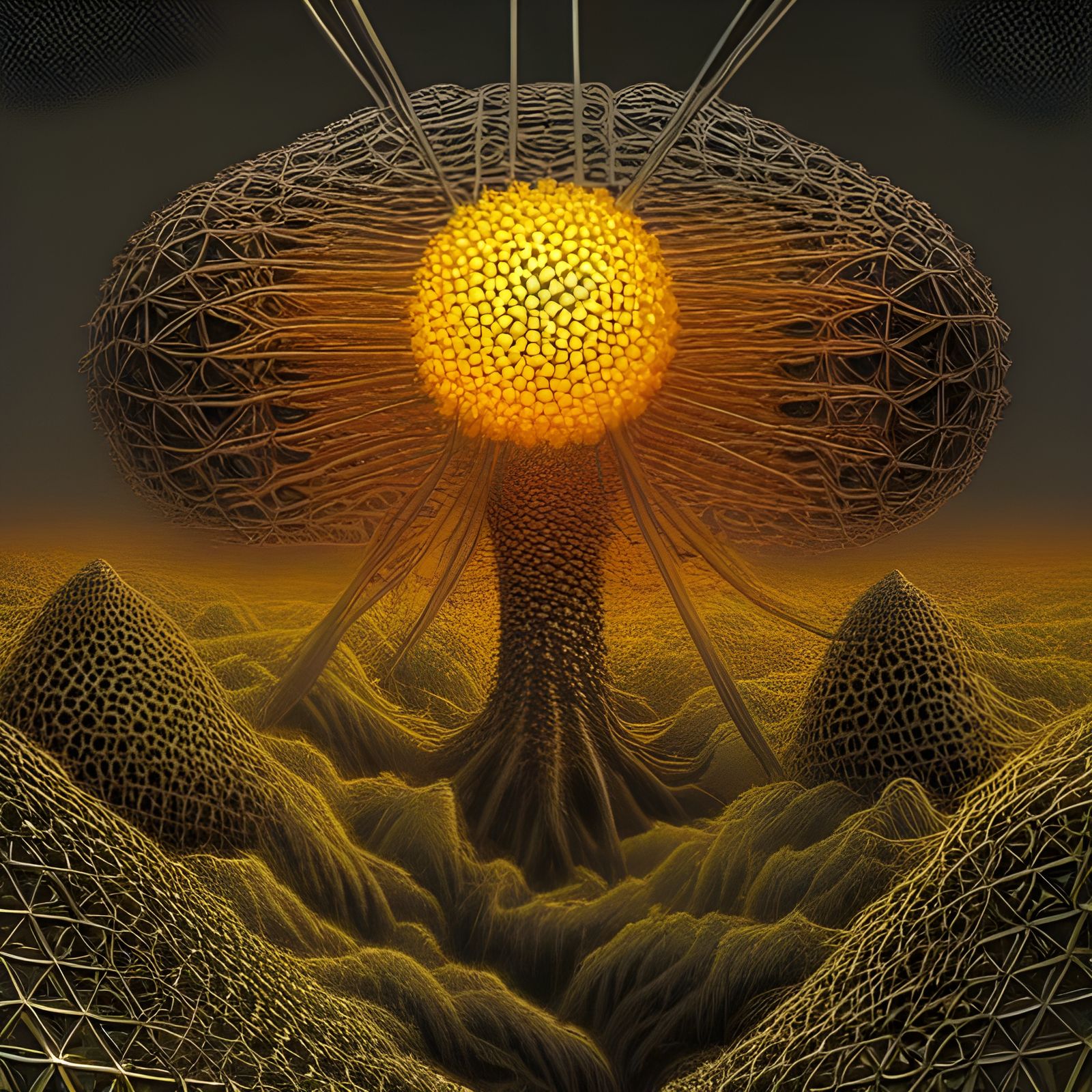 Decaying Radiolarian in Nuclear Forest: Surreal Biomechanica...
