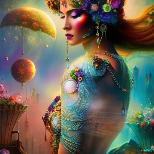 Emotional Reflections: Maiden, Mother, Crone in Digital Art