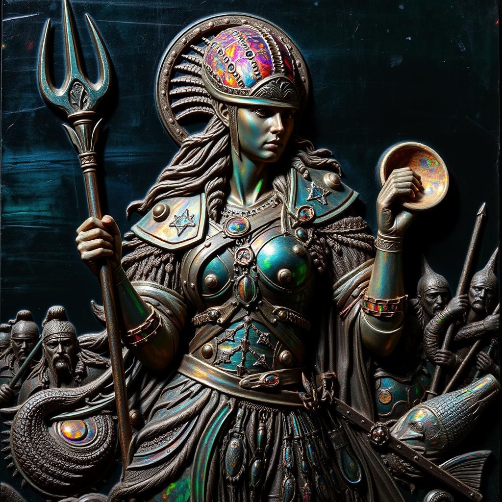Boudica's Prismatic Relief: Amazon Warrior of the Sea